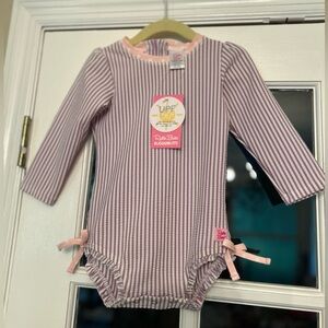 Ruffle Butts Purple Seersucker One- Piece NWT
